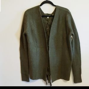 Lumiere Cardigan Sweater W/Braided Back...S